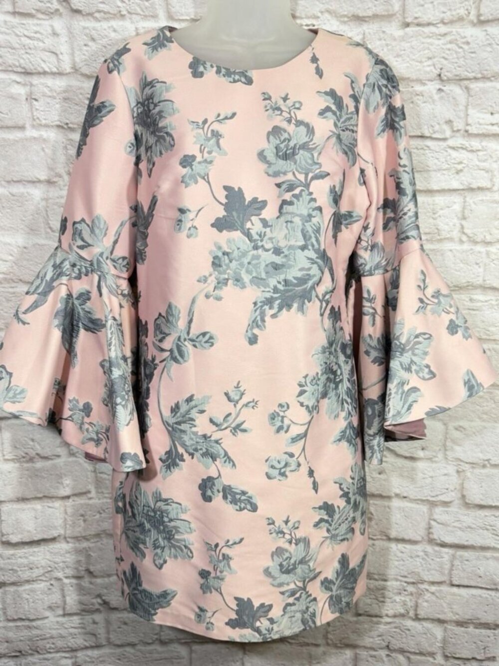 Mischka Pink Gray Floral Mini